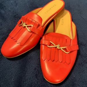 Super Cute Women's Size 9.5 Talbots Watermelon Red Mules